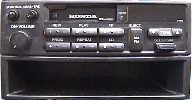 Take stereo out 1990 honda accord