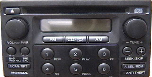 Honda cd player error codes #7