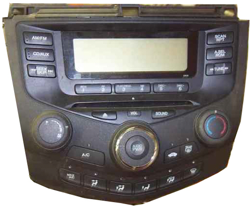 Honda accord radio error erre