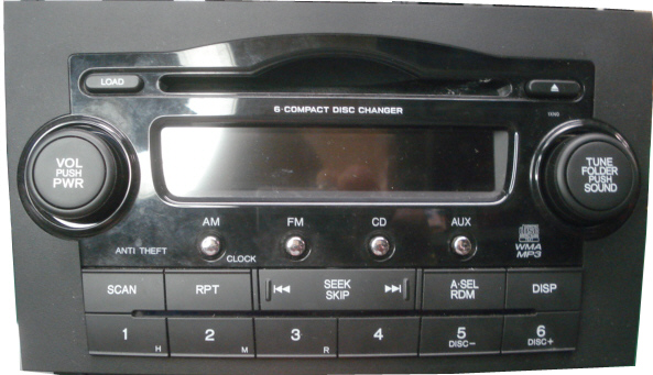 Honda crv cd player error code #4