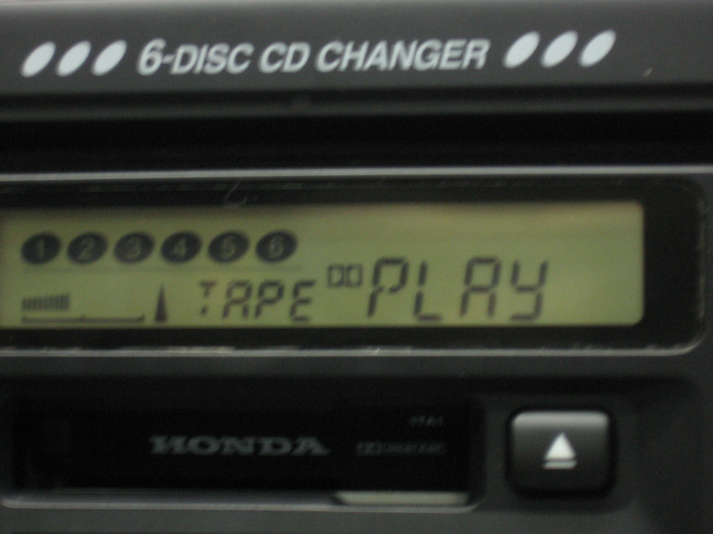 Honda Accord CD Changer and Tape
